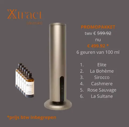 Xtract - Intropakket Odyscent + 6 x 100 ml geurvulling